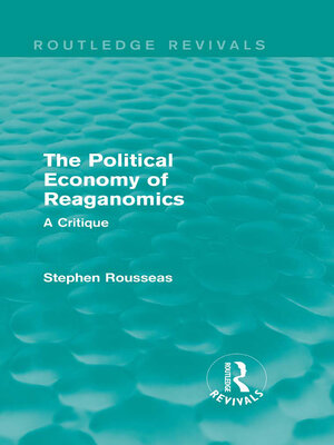 cover image of The Political Economy of Reaganomics